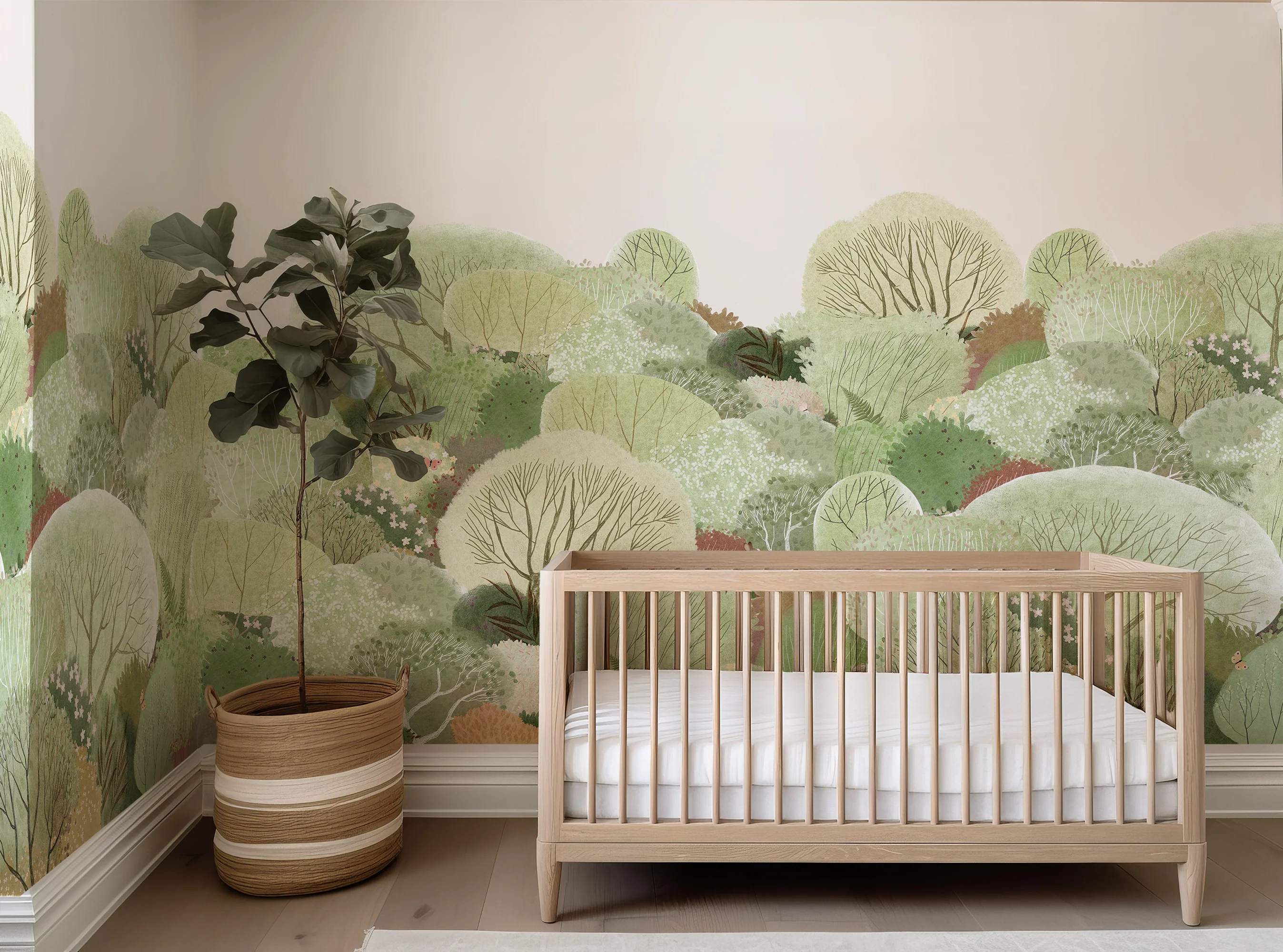 Floral Watercolour Wallpaper & Wall Murals